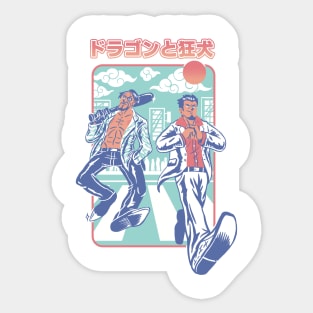 Dragon & Mad Dog v2 Sticker